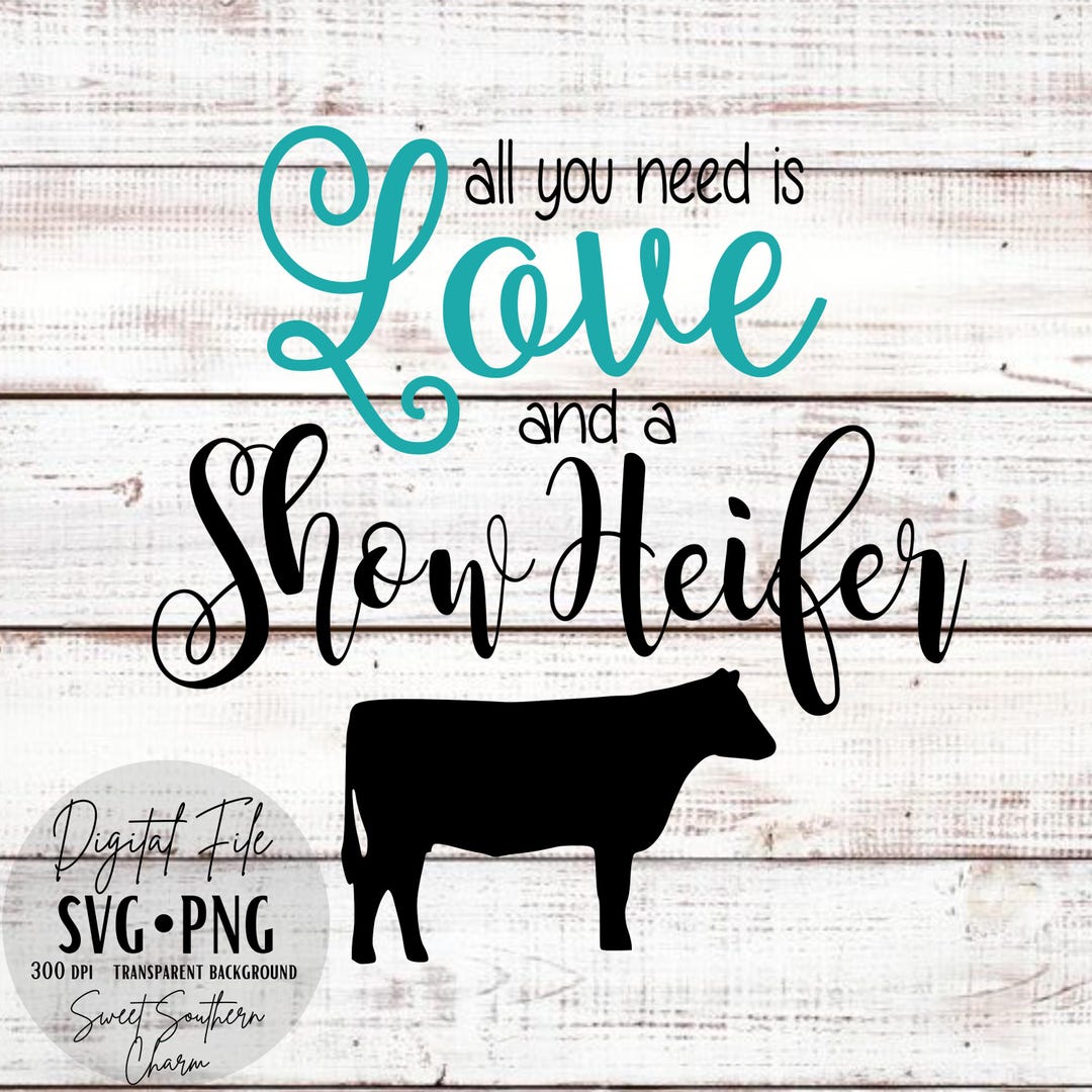 Show Heifer Svg Heifer Svg Heifer Svg File Stock Show Svg Stock Show ...