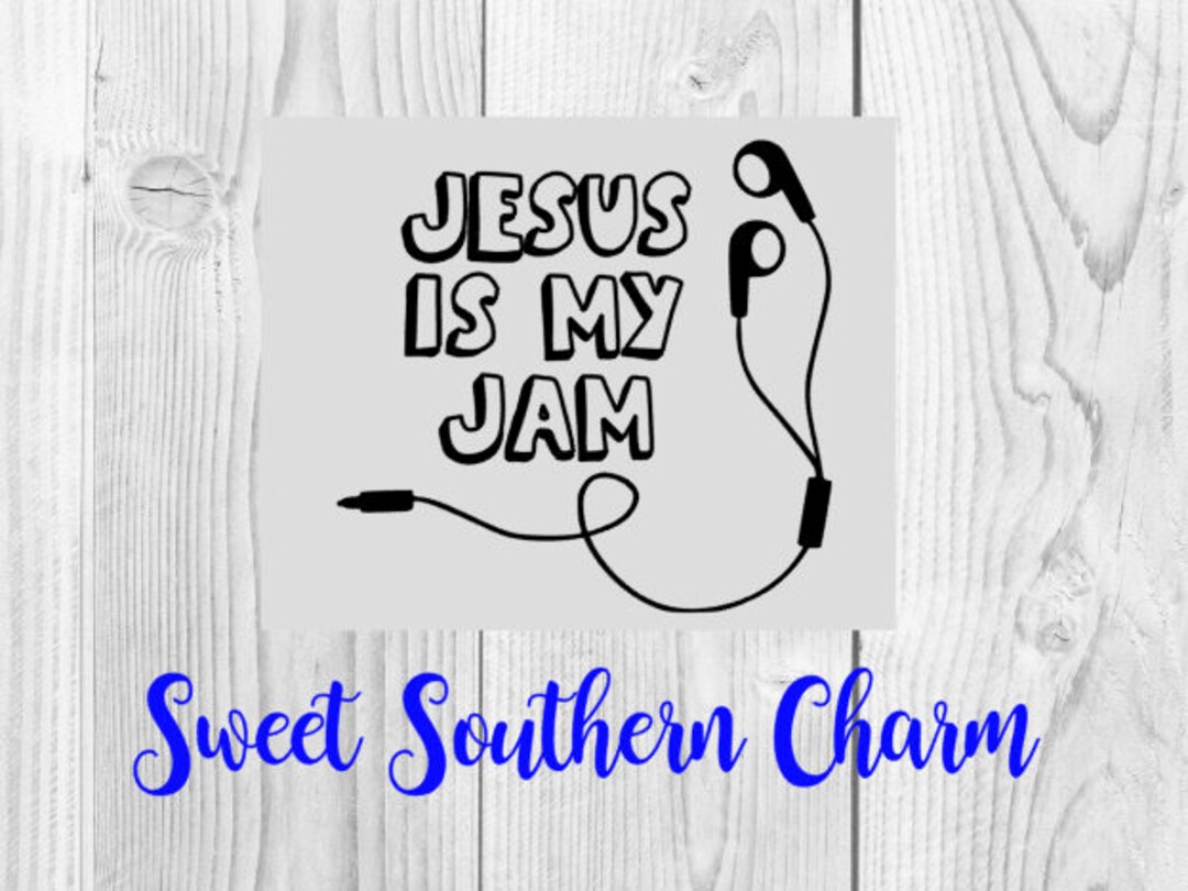 Jesus is My Jam - Svg File - Svg Files - Jesus Svg - Jam Svg - Music ...