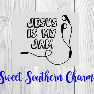 Jesus is My Jam - Svg File - Svg Files - Jesus Svg - Jam Svg - Music ...