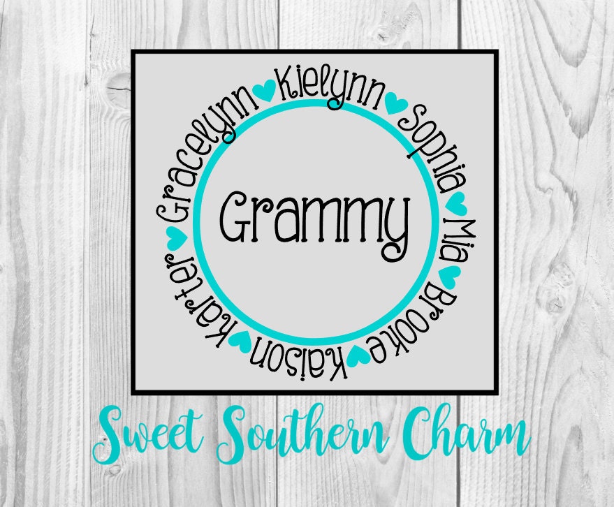 Download Grandma svg file grandkids svg file grammy svg file | Etsy