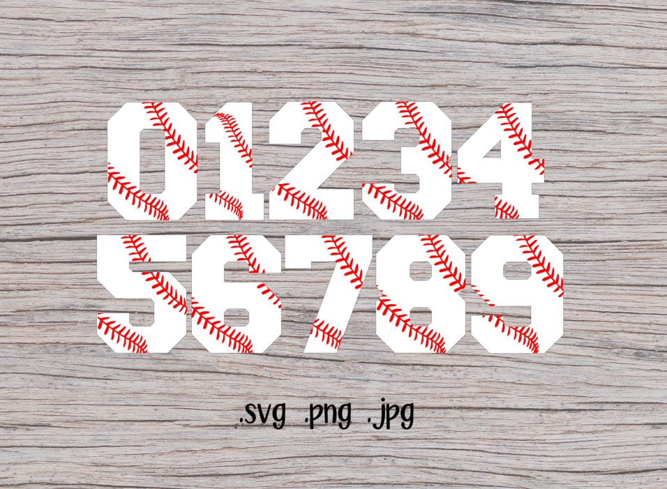 Free Free Baseball Numbers Svg 113 SVG PNG EPS DXF File