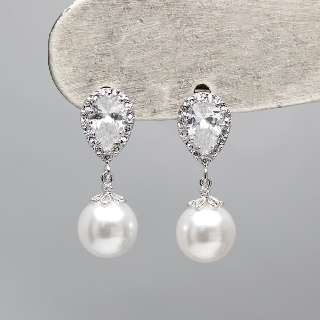 REDSUN Boucles D'oreilles En Forme De Larme En Argent Sterling 925