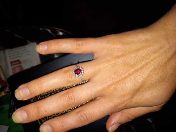 Details about Vintage Art Deco Ring Retro Antique Ruby Ring 14K White Gold Over 2.2 Ct Diamond Details about Vintage Art Deco Ring Retro Antique Ruby Ring 14K White Gold Over 2.2 Ct Diamond