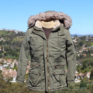 Vintage 90s Green Parka, 90s Jacket Coat - Etsy Vintage 90s Green Parka, 90s Jacket Coat - Etsy