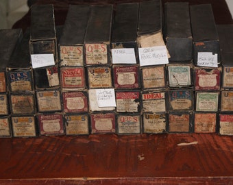 Lot of 49 + 16 Vintage 1920s Player Piano Rolls w Polish Polka Waltz (QRS, Victor, Kimball, US, Ideal, International, Melodee, Pianostyle)