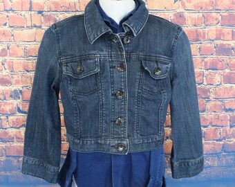 Classic Kid's Blue Denim Jeans Jacket (Vintage / 90s)