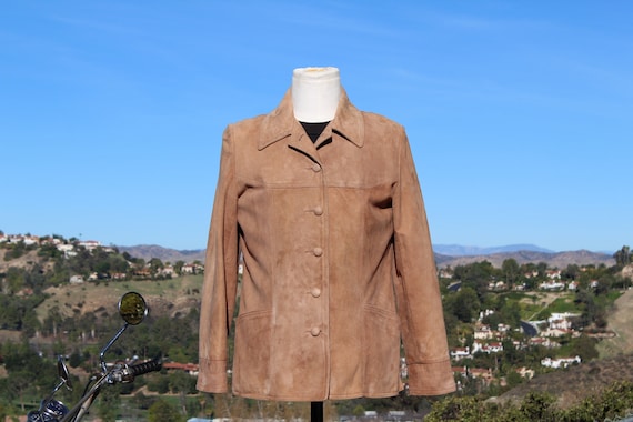 60s Vintage Tan Suede Jacket Made in USA vintage / 60s / New 