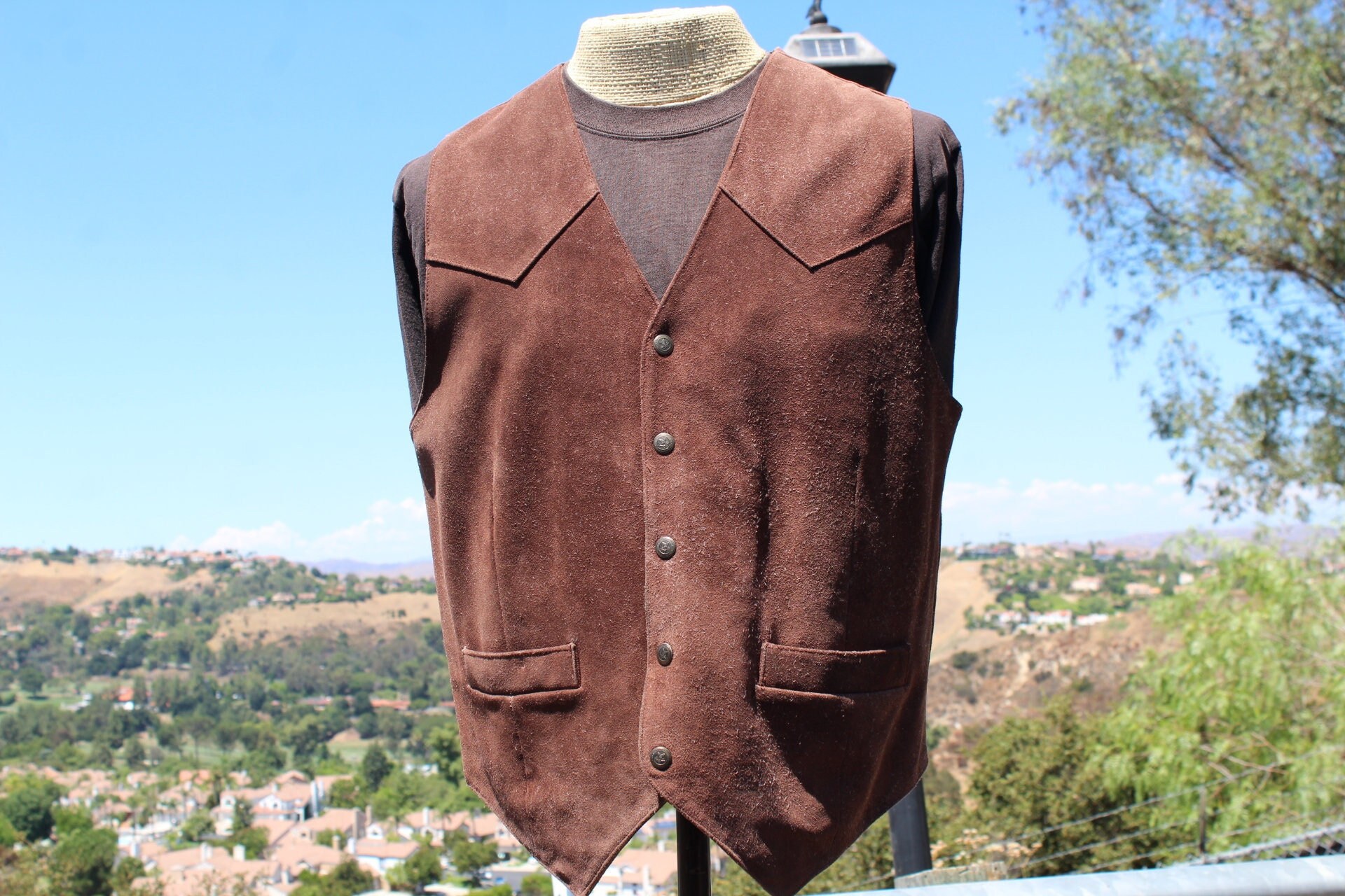 Saguaro west leather best sale vest