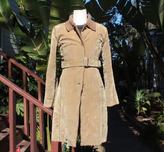Vintage 70s Vegan Shearling Long Coat (Vintage / 7