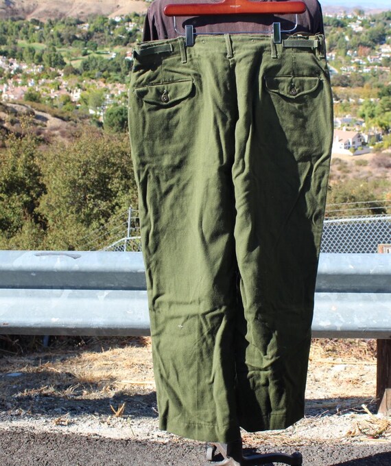 1940s US Military Wool Pants 38 / 29.5 M-1951 (vintage / 40s / US