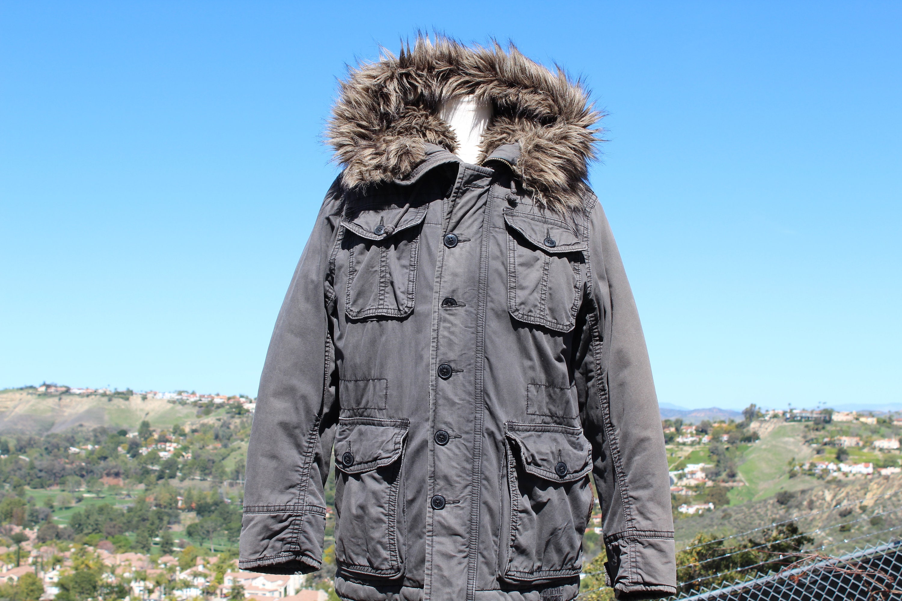 A&f shop survival parka