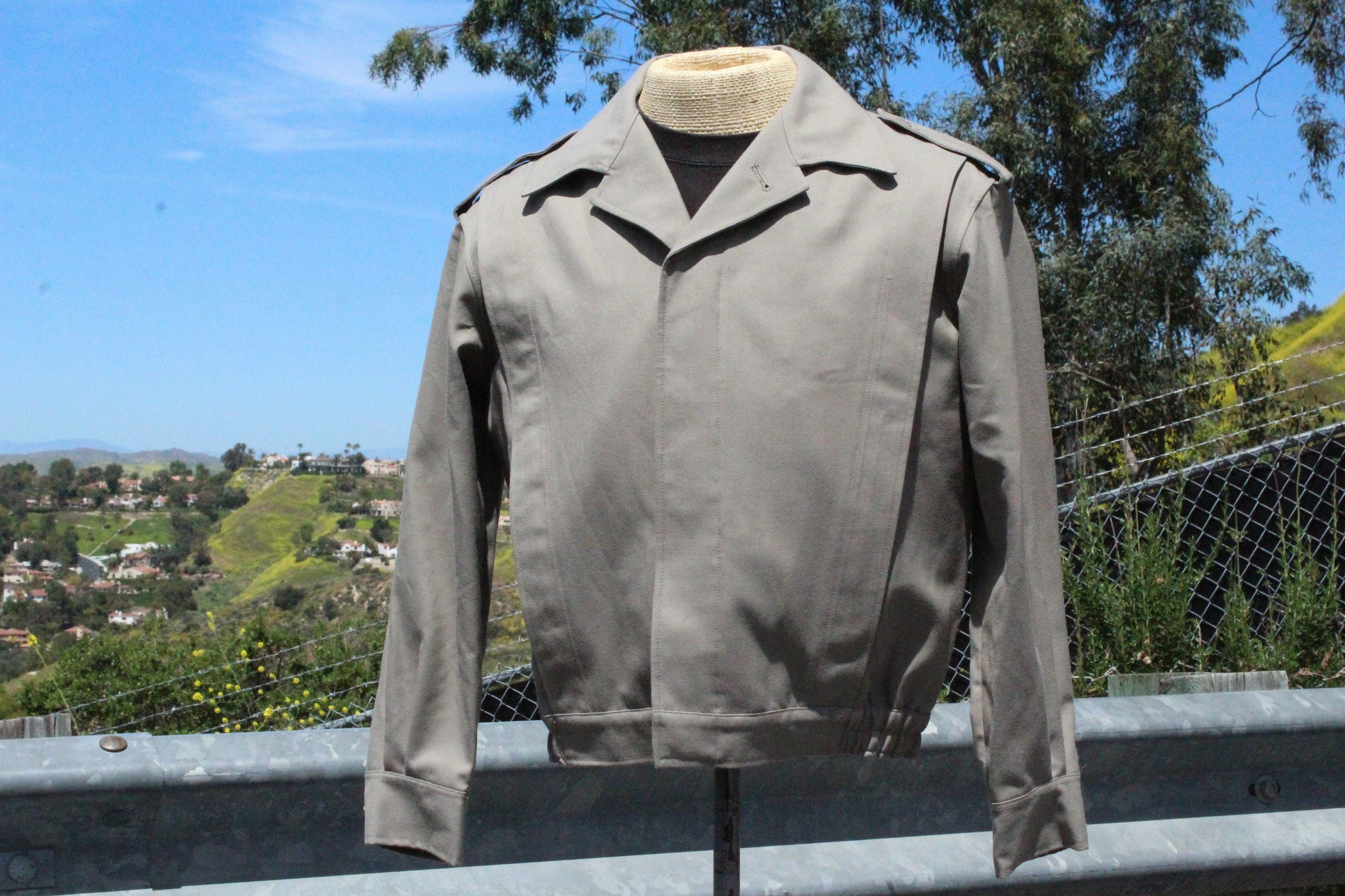 Green Vintage French Military Wool Coat (vintage / 1991 / Paris 