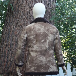 Vintage 70s Brown Vegan Jacket w/ Shearling Vintage / 70s image 5