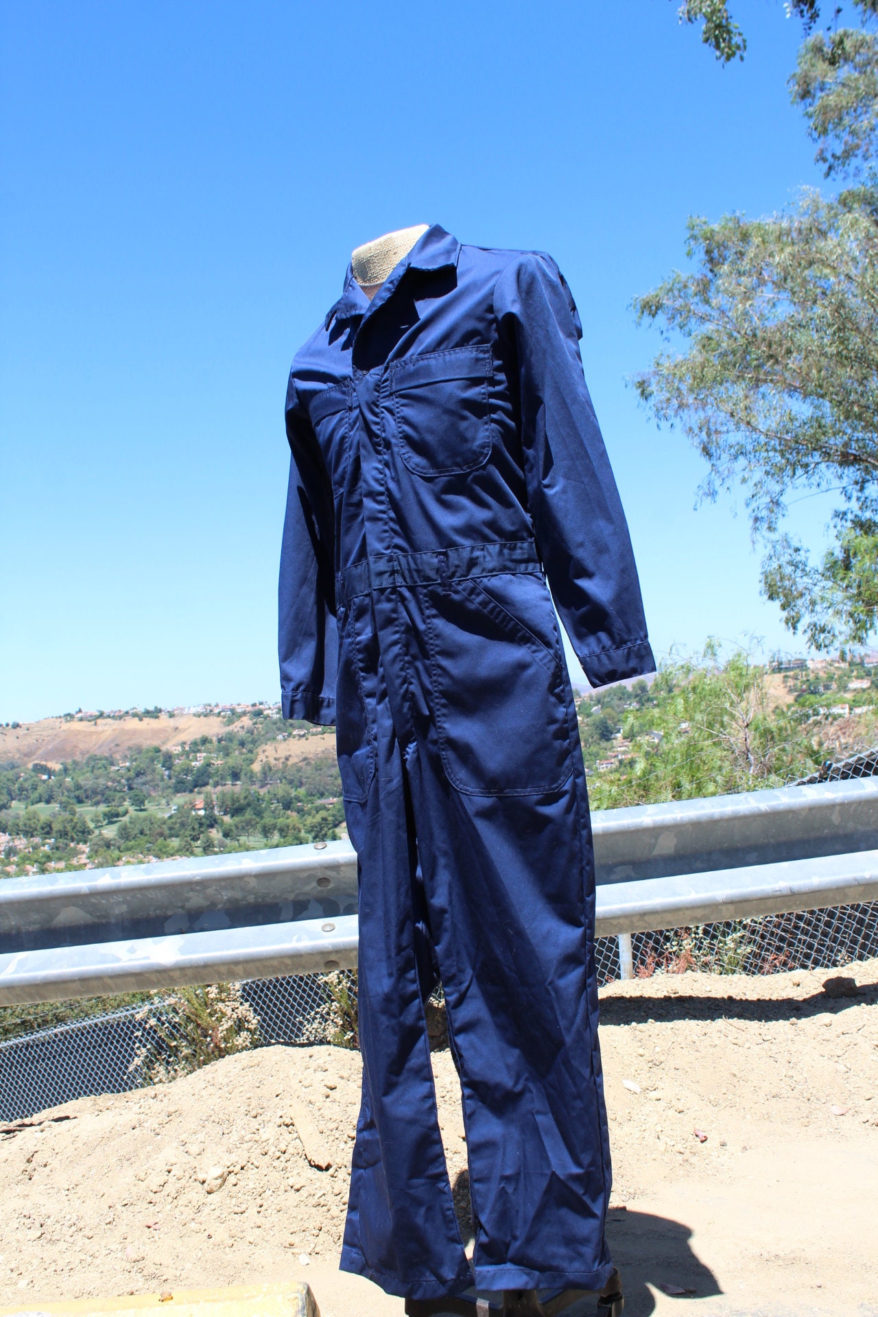 70s US Navy Blue Coveralls 40 S (vintage / 70s) - Etsy