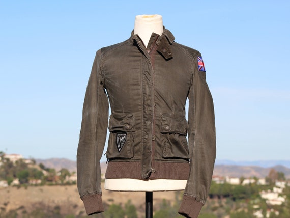 olive green flight jacket
