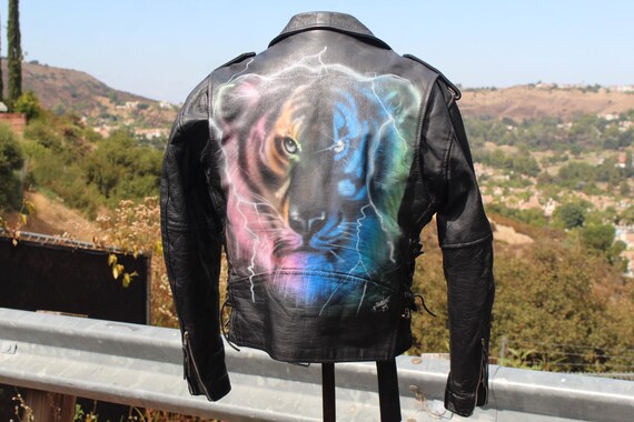 Fmc black leather jacket - Gem