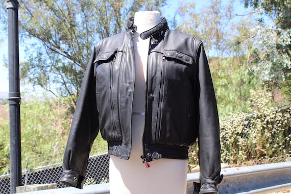 Firstgear leather cheap jacket