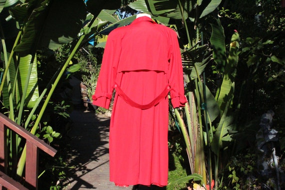 Vintage 90s Red Misty Harbor Overcoat 10 (Vintage… - image 6