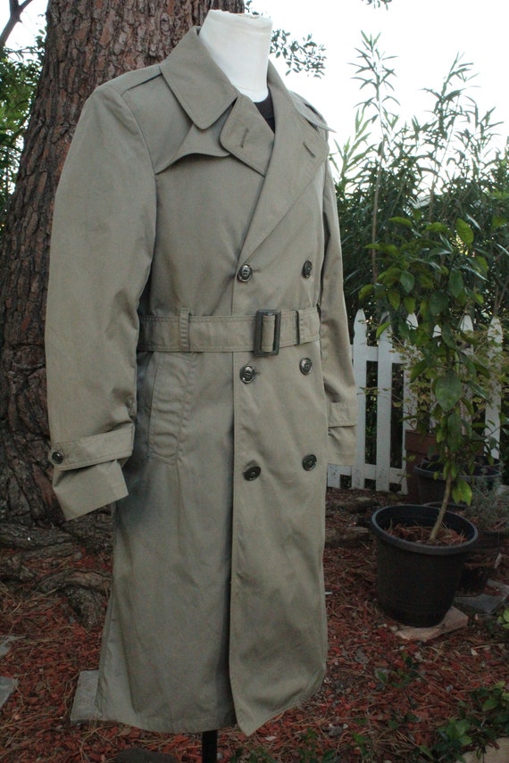 Vintage Military 36R Overcoat w/ Satin Liner (Vintage… - Gem