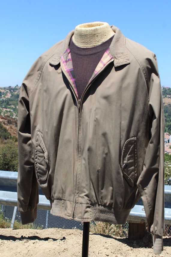 80s Sears Roebuck Brown Mens Windbreaker XL vintage / 80s / Sears 