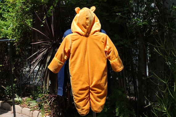 Kid's Yellow Winnie Pooh Coverall 6 - 9 Months (V… - image 3