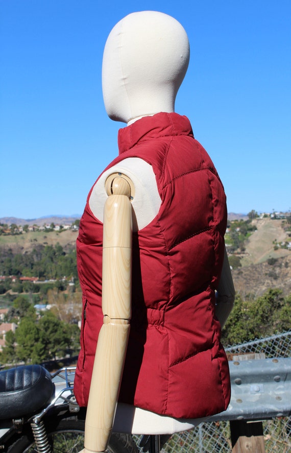 Vintage Eddie Bauer Red Down Puffy Vest (Vintage … - image 6