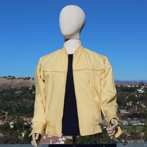 Vintage 60s Yellow College Windbreaker Vintage / 60s image 2