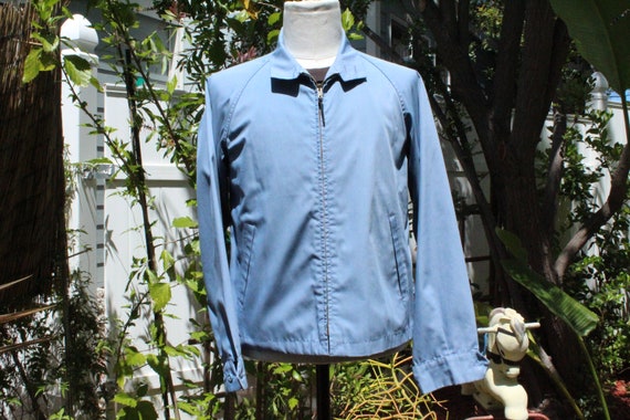 RARE Vintage 60s Baby Blue London Fog Windbreaker