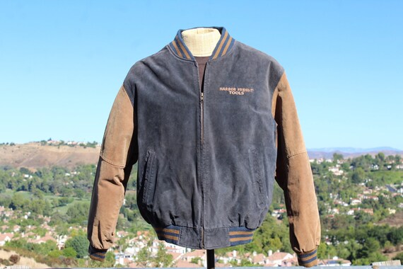 ジャケット・アウター 1970s80s Euro Vintage Suede BomberJacket Vintage 80s Robinson Suede Leather Bomber Jacket Rugged Casual