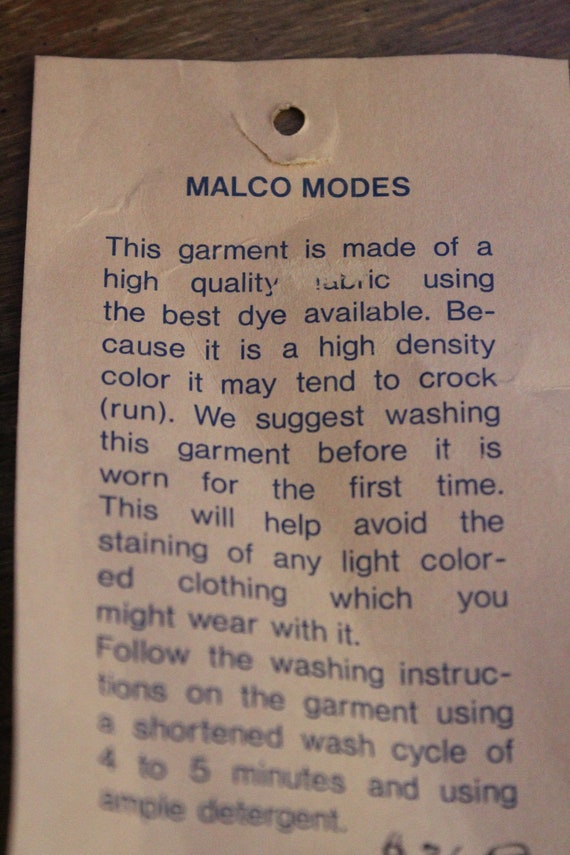 Vintage 60s Western Shirt Offwhite Eggshell Malco… - image 8