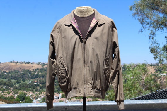 80s Sears Roebuck Brown Mens Windbreaker XL vintage / 80s / Sears 