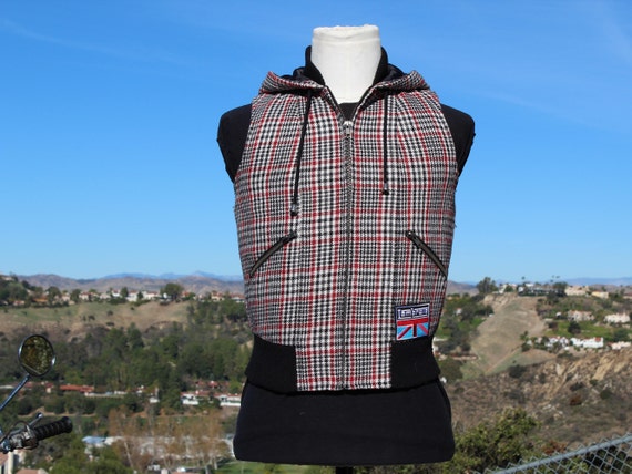 Lambretta Quilted Bomber Jacket  . Lambretta Mens Baffle Long Sleeve Zip Up Quilted Body Winter Hoodie Jacket Coat.