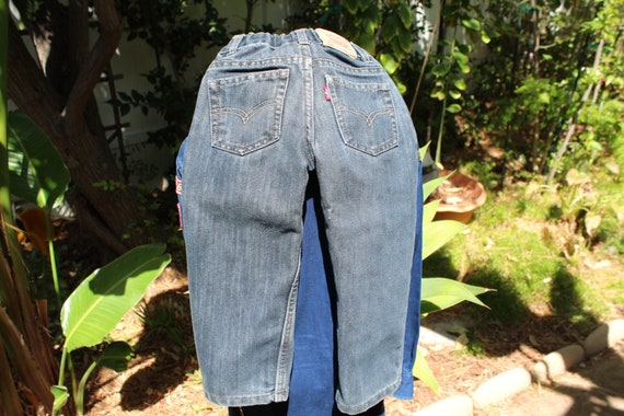 Kids Levi's Blue Dark Denim Pants 3T 549 vintage / Levis - Etsy