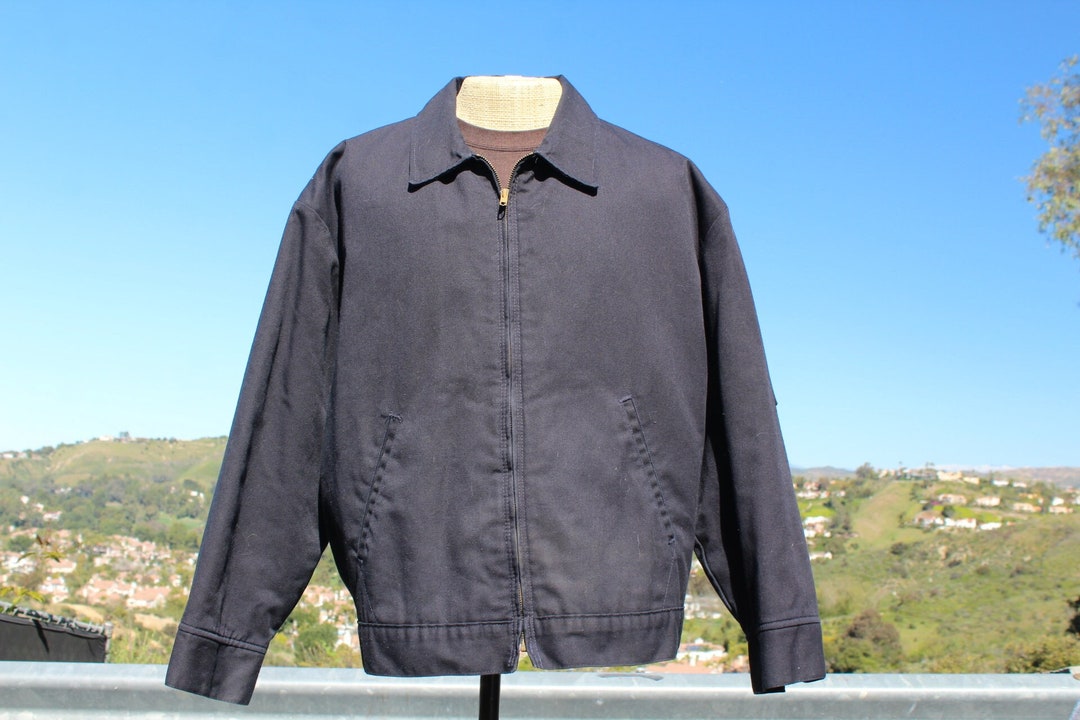 Black Dickies 2XL Insulated Work Jacket (vintage / 80s / Dickies