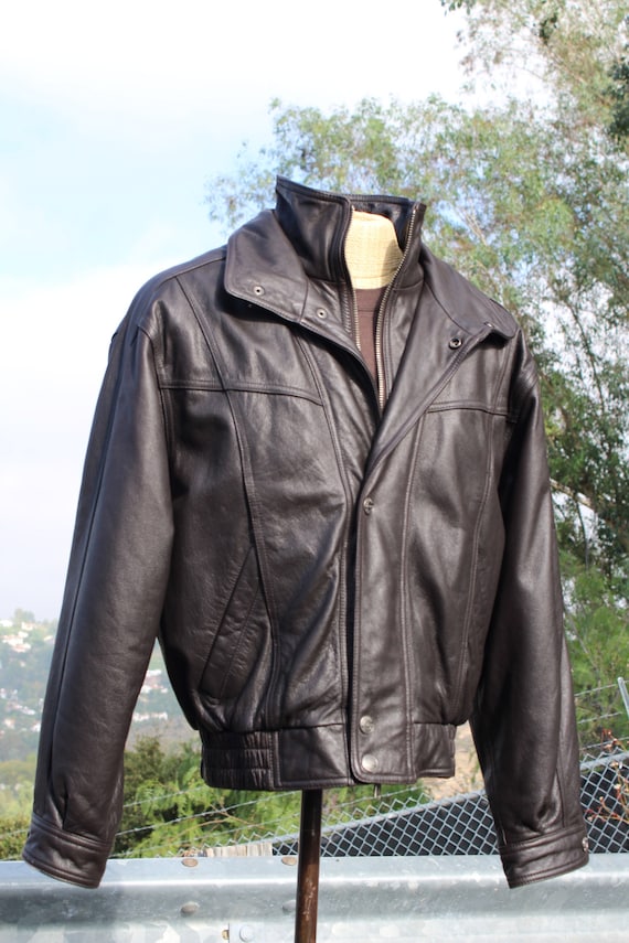 Vintage Brown Leather Bomber W Lining Small vintage / 80s / Wilsons - Etsy Vintage Brown Leather Bomber W Lining Small vintage / 80s / Wilsons - Etsy