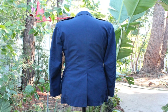 Vintage Blue WW2 US Air Force Officer Jacket (Vin… - image 5