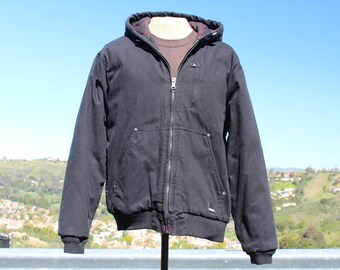 Vintage Black Craftsman Hoodie Large (Vintage / 90s)