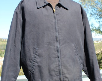 Black Dickies 2XL Insulated Work Jacket (vintage / 80s / Dickies