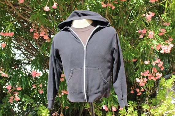 Small Black Vans Hoodie (Vintage / 80s) - image 1