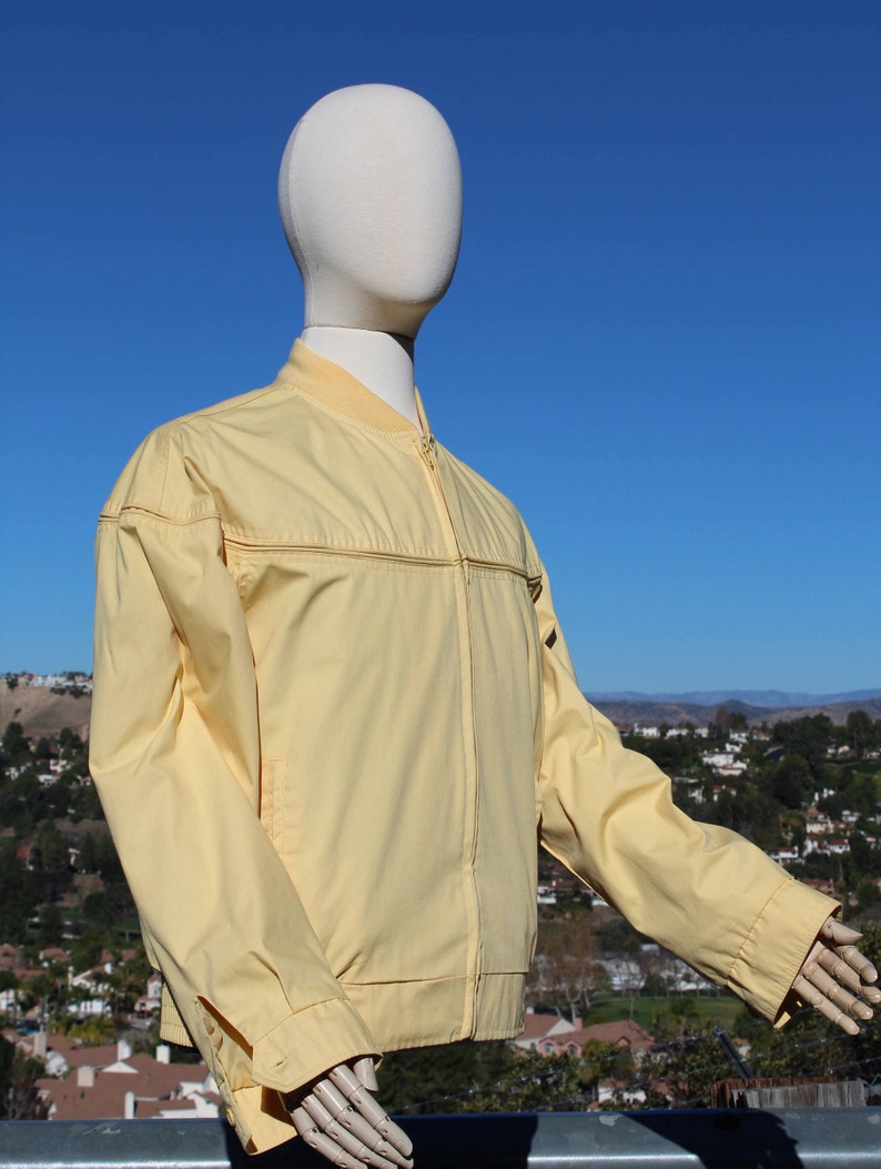 Vintage 60s Yellow College Windbreaker Vintage / 60s image 7