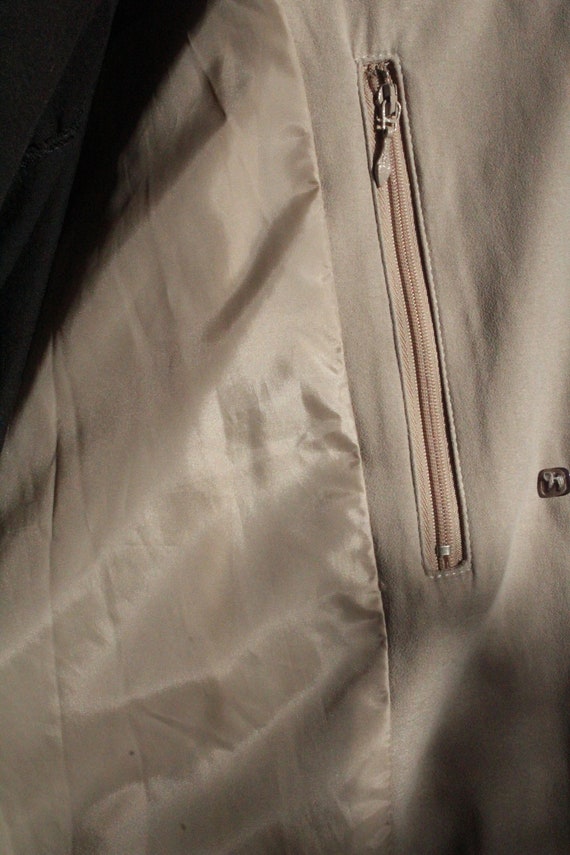 Veste Légère Five Four Homme - Windbreaker Avec Accents Simili Cuir, Vert XXL