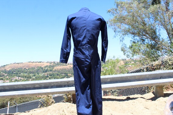 70s US Navy Blue Coveralls 40 S (Vintage / 70s) - image 4