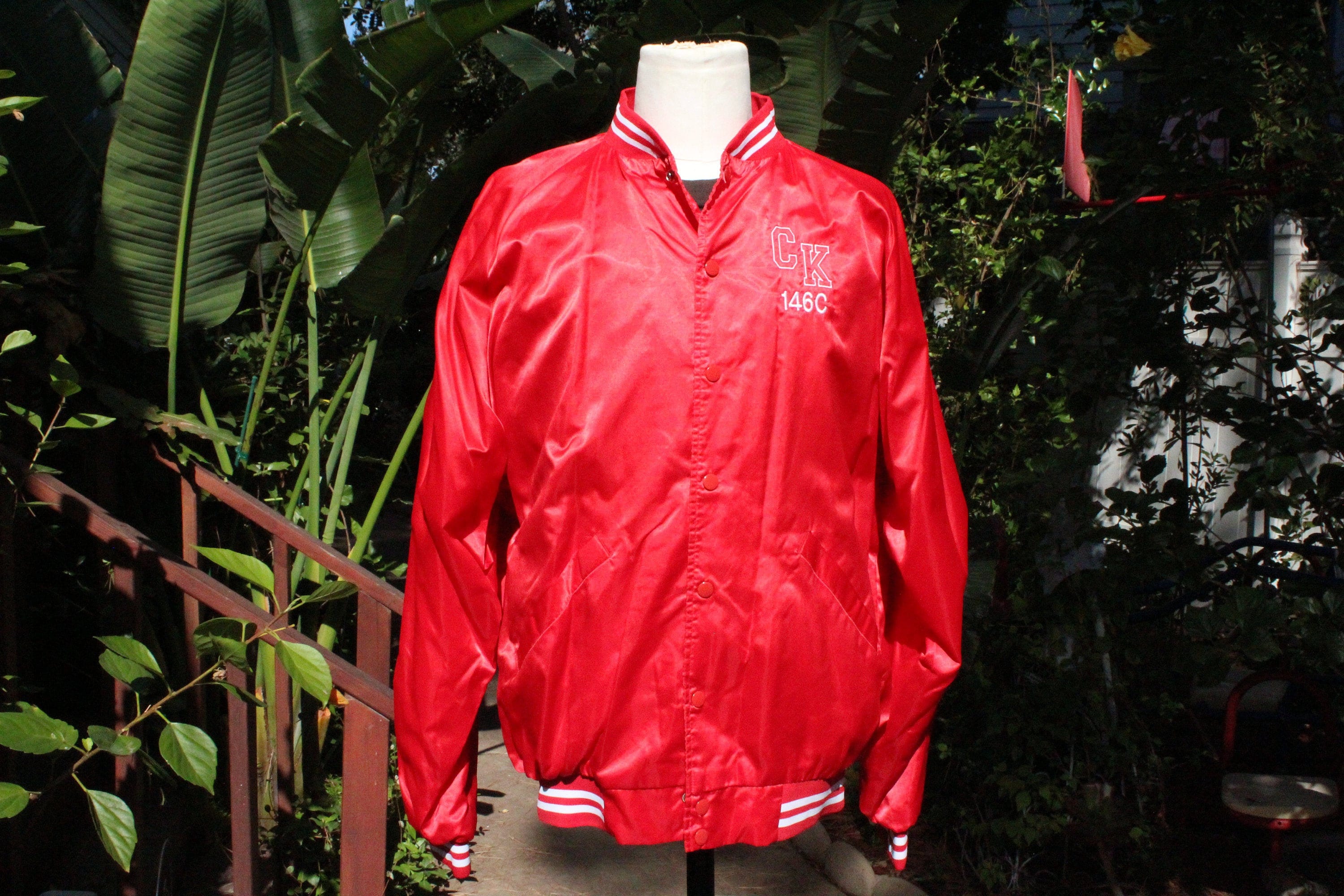 Vintage Louisville Cardinals Jacket Mens XL Satin Snap Bomber