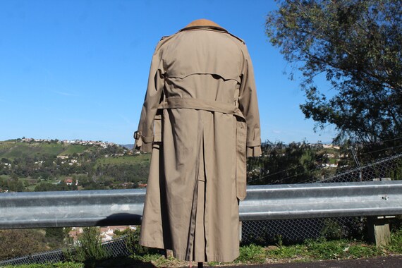 Vintage 60s Brooks Brothers Trench Coat W Original Collar and Body