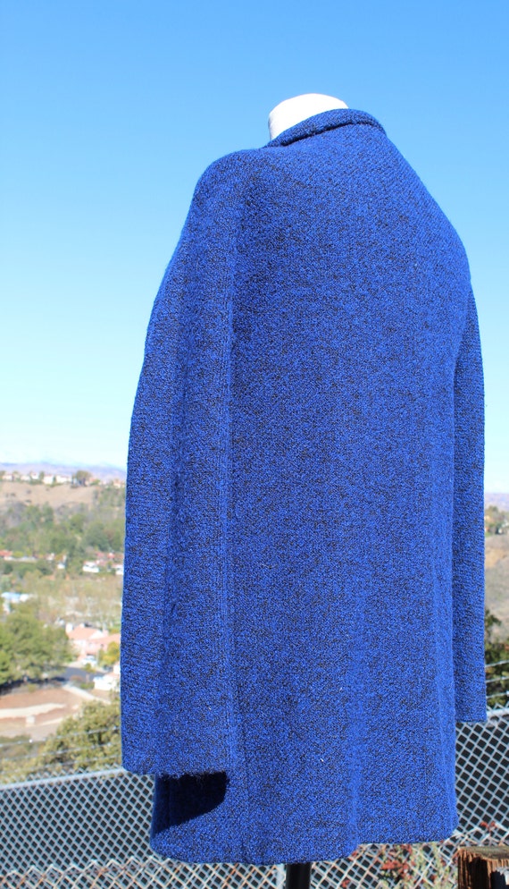 Vintage Blue Wool Jacket (Vintage / 80s) - image 4