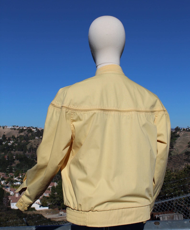 Vintage 60s Yellow College Windbreaker Vintage / 60s image 4