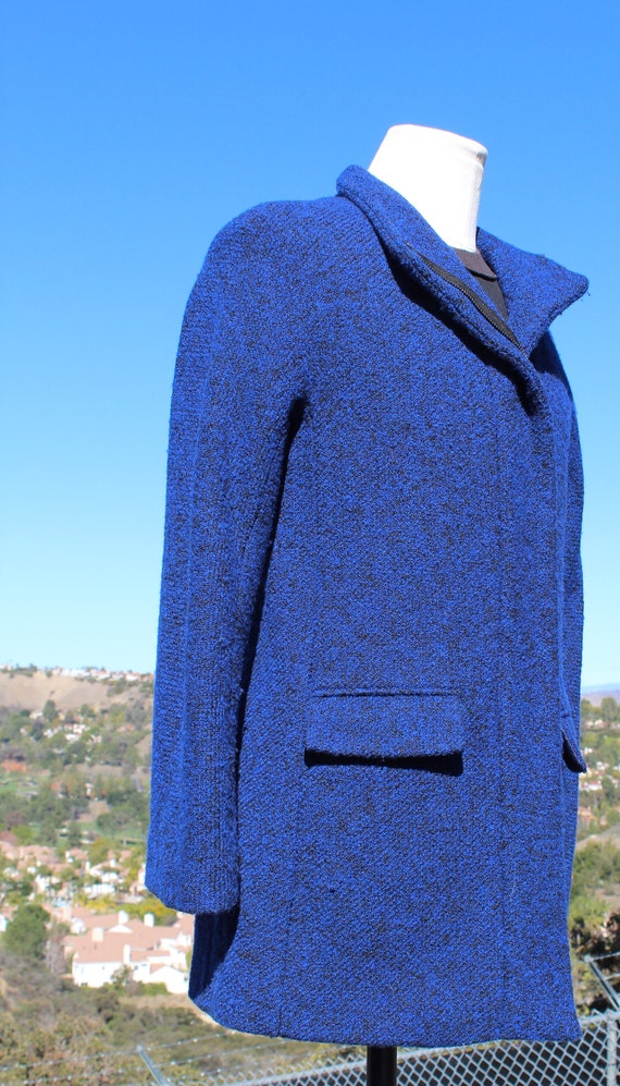 Vintage Blue Wool Jacket (Vintage / 80s) - image 2