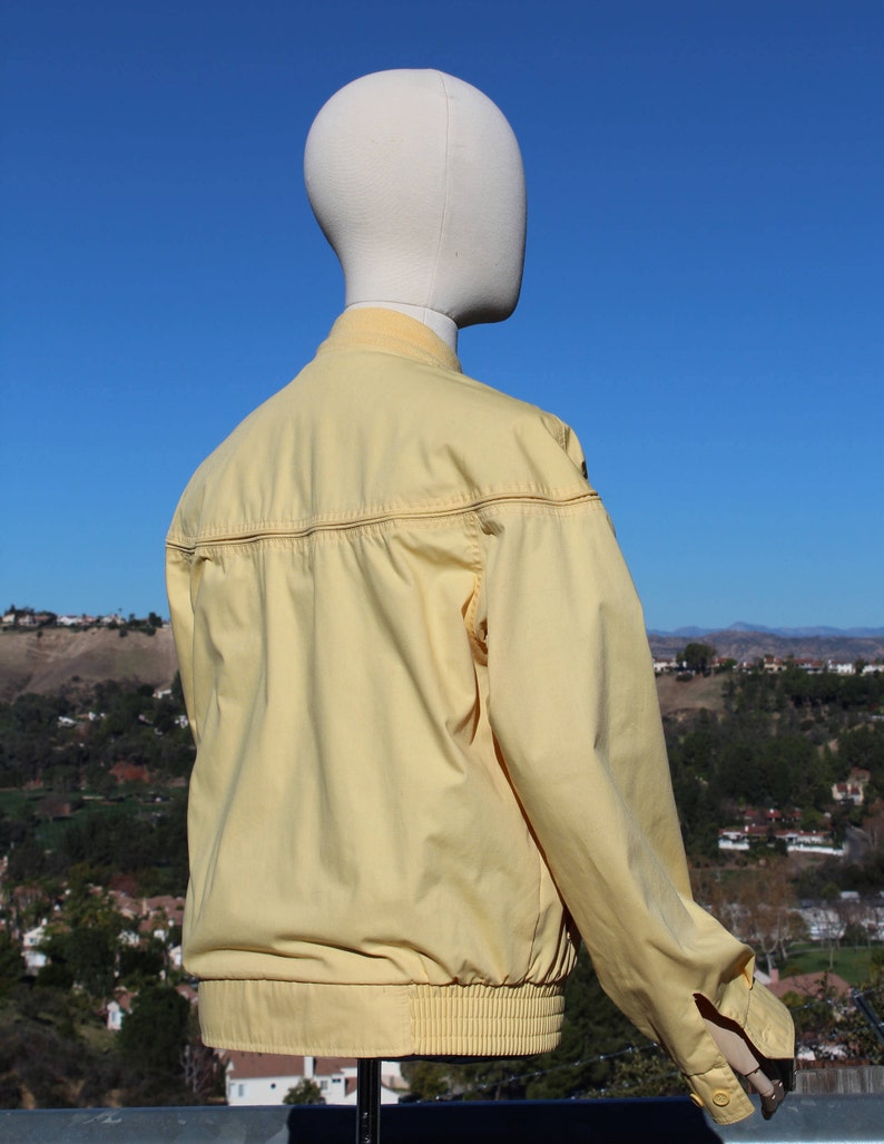 Vintage 60s Yellow College Windbreaker Vintage / 60s image 6