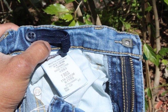 Kid's Levi's 511 Light Blue Wash Skinny Jeans 7 w… - image 4