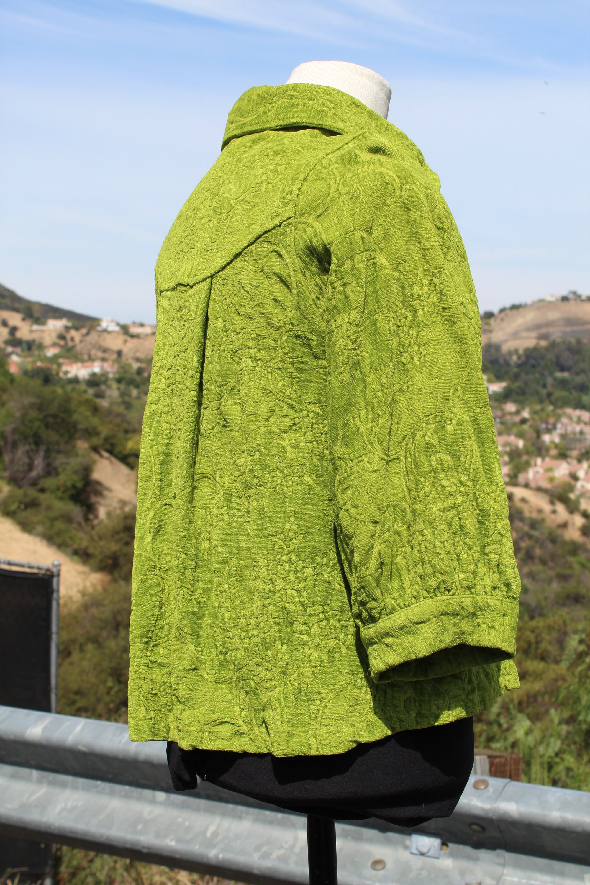 Corduroy clearance swing coat